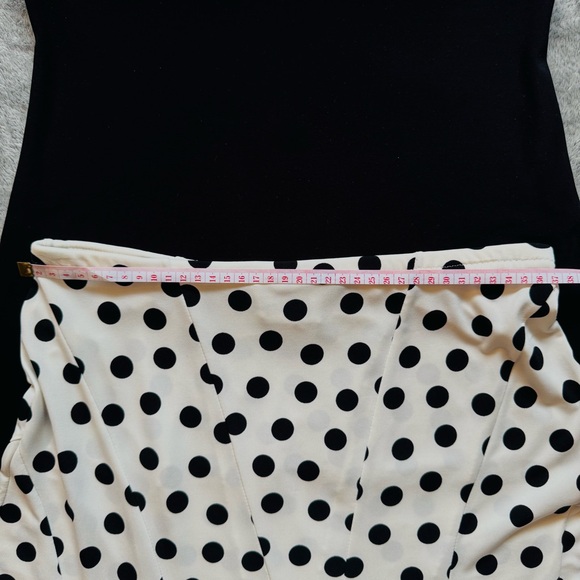 Vintage Joseph Ribkoff Parisian Black/White Polka Dot Set - Stretchy - Fits S:M - Picture 9 of 10